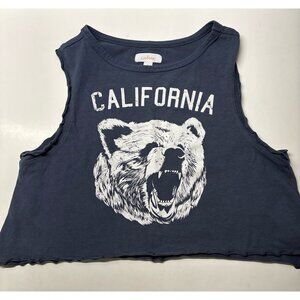 Colsie Blue Bear California Crop‎ Tank (small)